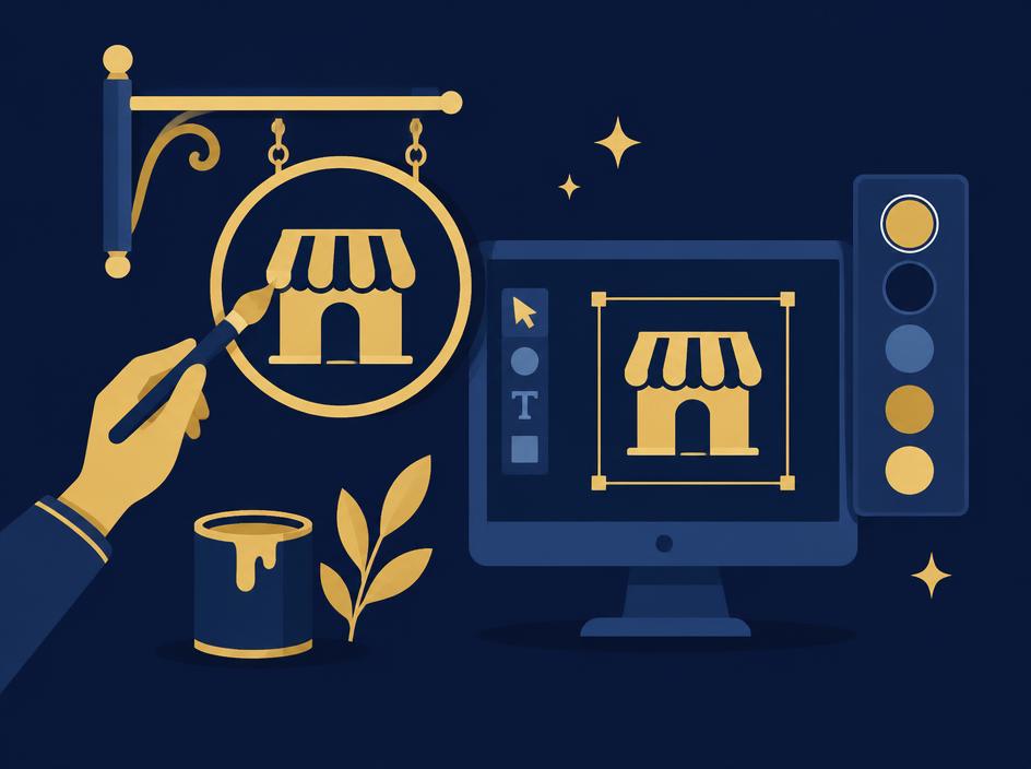 Shop branding